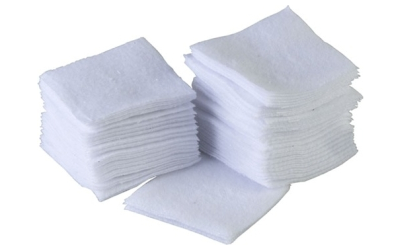 Brownells 7mm-9mm (1-3/4'') square patches 100/bag
