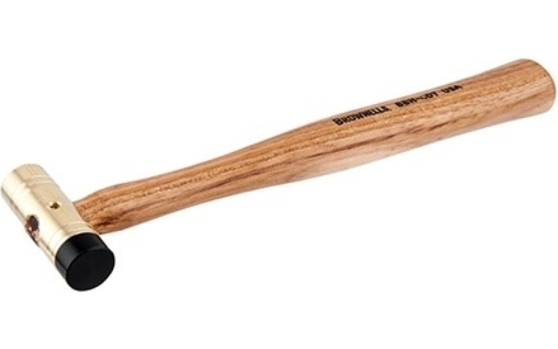 Brownells Premium 3/4'' delrin tipped brass hammer
