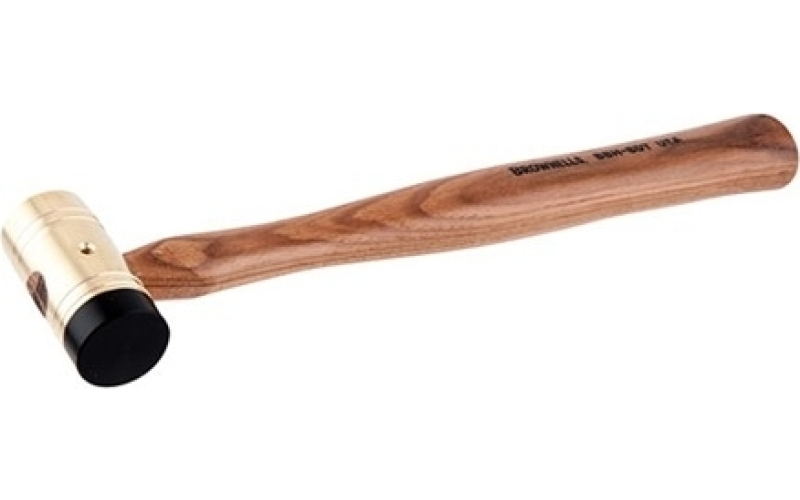 Brownells Premium 1'' delrin tipped brass hammer