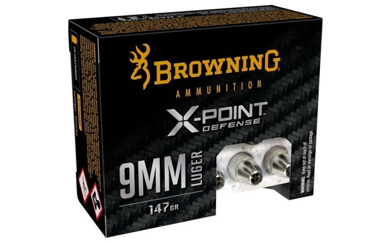 Browning 9mm luger 147gr x-point 20/box