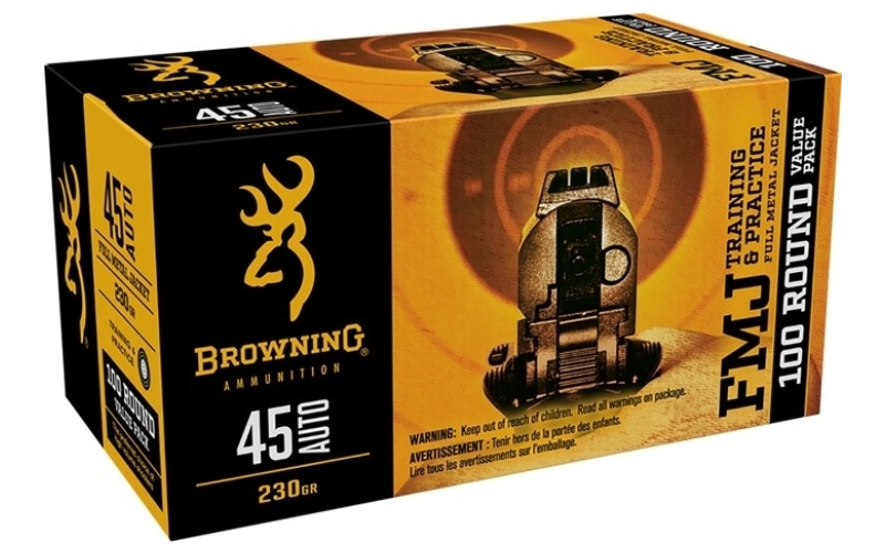 Browning 45 auto 230gr full metal jacket 100/box