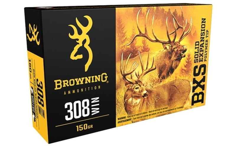 Browning 308 winchester 150gr copper expansion polymer tip 20/box