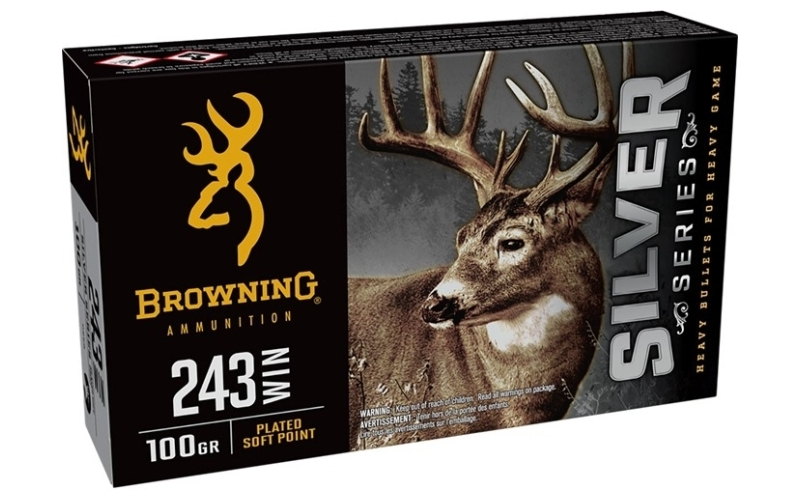 Browning 243 winchester 100gr plated soft point 20/box