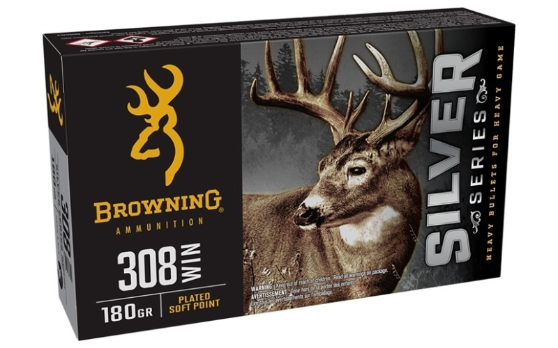 Browning 308 winchester 180gr plated soft point 20/box