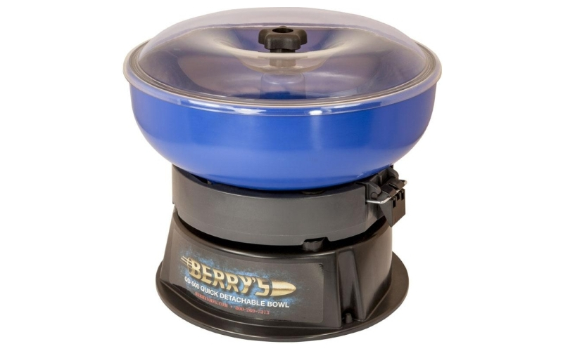Berry's qd-500 vibratory tumbler with detachable bowl