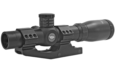 BSA Optics Tactical Weapon, Rifle Scope, 1-4X24, 30mm Maintube, Mil Dot Reticle, 1/2 MOA Adjustments, Black Color, Mount, .223 and .308 Turrets TW-14X24W1PMTB