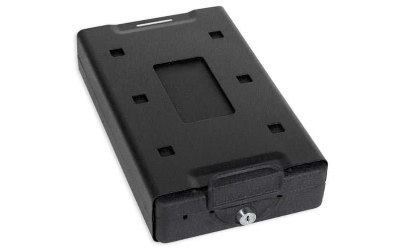 Bulldog Cases Car Safe, 11.3"x6.9"x2.5", Keyed Lock, Black BD1150