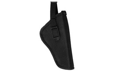 Bulldog Cases Deluxe Hip Holster, Fits Large Revolver With 5-6.5" Barrel, Right Hand, Black DLX-14