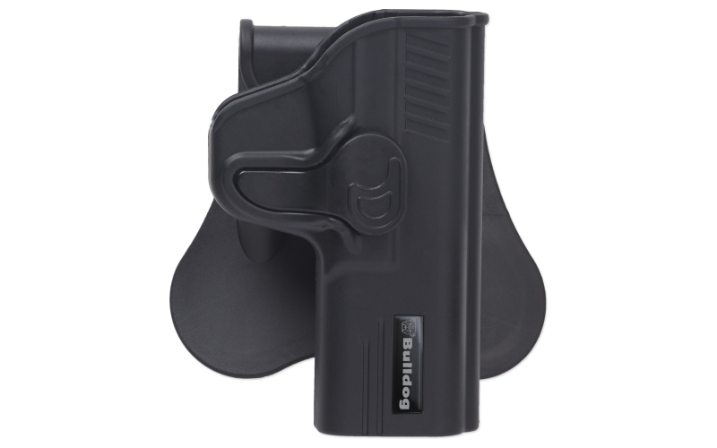 Bulldog Cases Rapid Release Polymer Holster, Fits Glock 19/23 Gen 1-4, Right Hand, Polymer, Black RR-G19