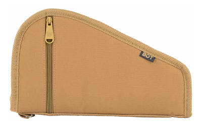 Bulldog Cases Deluxe Pistol Case w/ Pocket and Sleeve, Tan, 12"x6" BDT620T