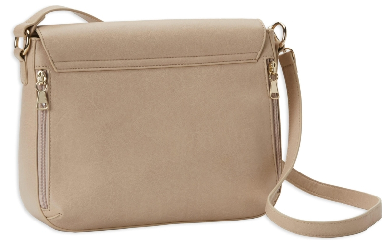 Convertible hobo/crossbody style purse w/ holster- blush (11" x 9.5" x 3")