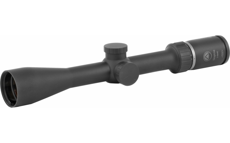 Burris Optics Droptine Rifle Scope, 3-9X40mm, 40MM Objective, 1" Main Tube, Ballistic Plex Reticle, Matte Finish, Black 200017