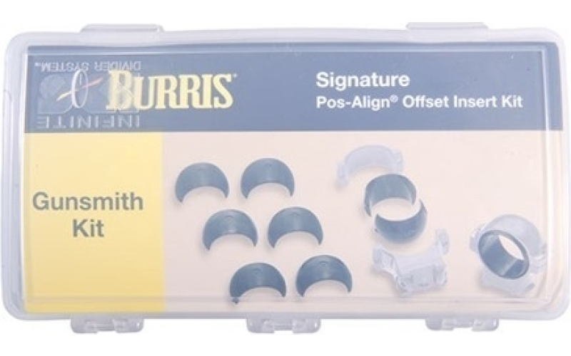 Burris Burris signature rings pos-align offset inserts gunsmith kit