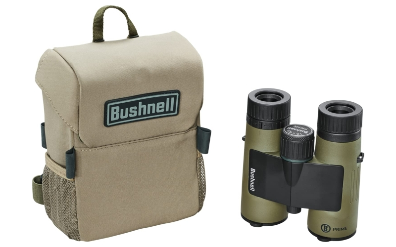 Bushnell prime binocular 10x42 x vault combo pack - green roof fmc wp/fp box