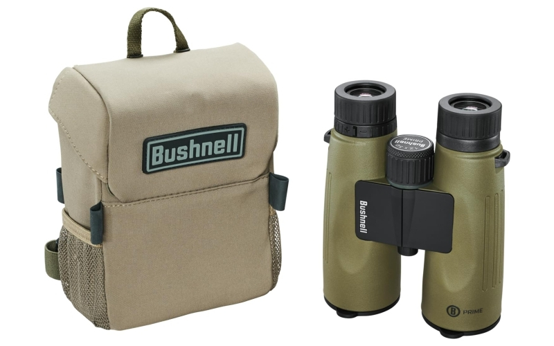 Bushnell prime binocular 12x50 x vault combo pack - green roof fmc wp/fp box