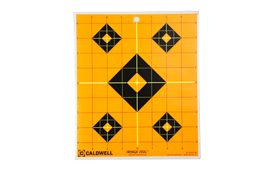 Caldwell 8" Sight-in Target, Orange/Black, 5-Pack 1166102