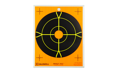 Caldwell 8" Sight-in Target, Orange/Black, 25 Sheets, (5) 5-Packs 1166103