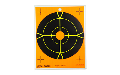 Caldwell Bullseye Target, 5.5", Orange/Black, 10-Pack 1166107