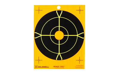 Caldwell Bullseye Target, 5.5", Orange/Black, 25 Pack 1166108