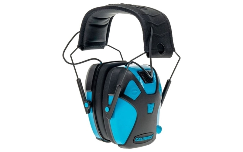 Caldwell Youth e-max pro electronic earmuff neon blue