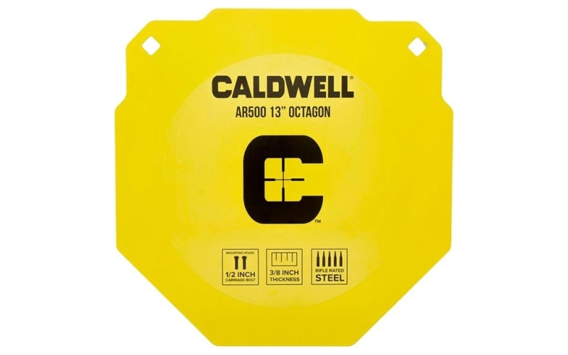 Caldwell 13'' octagon ar500 steel target