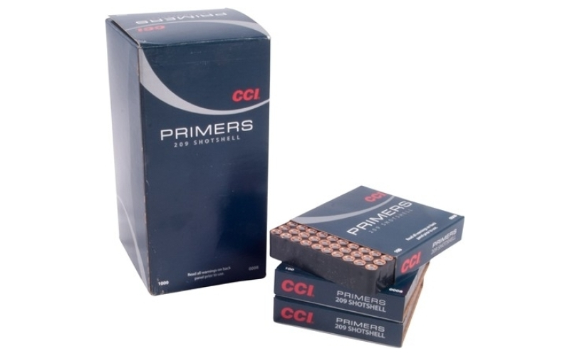 CCI #209 shotshell primers 1,000/box