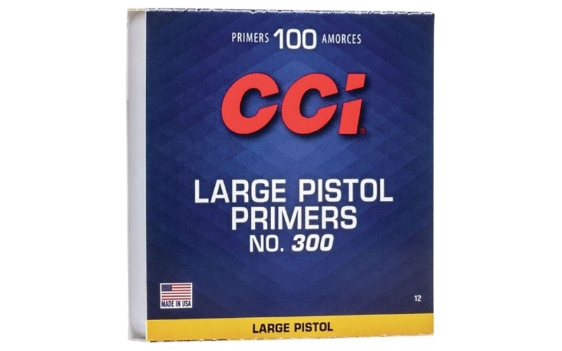 CCI #300 large pistol primers 1,000/box