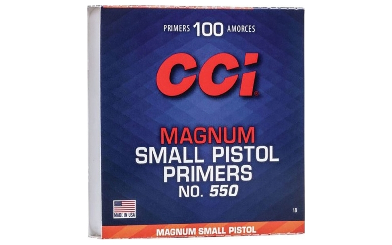 CCI #550 small pistol magnum primers 1,000/box