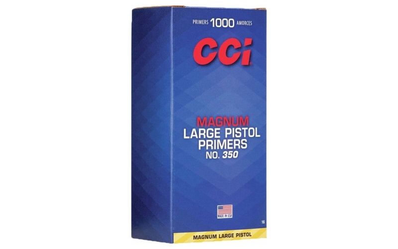 CCI #350 large pistol magnum primers 1,000/box