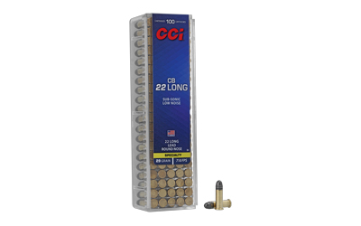 CCI Ammunition CB 22L 29 Grain, Lead Round Nose, 100 Round Box 38