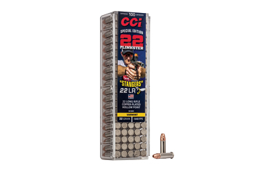 CCI Ammunition CCI Stangers, 22 LR, 32Gr, Copper Plated Hollow Point, 100 Round Box 50100CC
