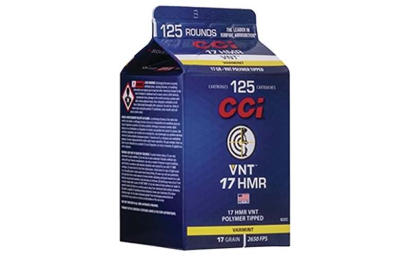 CCI 17 hmr 17gr vnt tipped 125/box