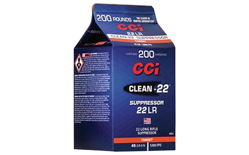 CCI 22 long rifle 45gr lead round nose 200/box