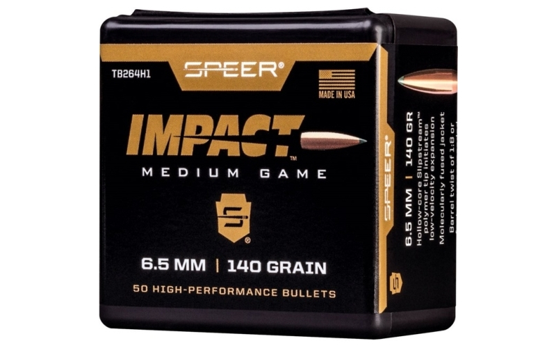 CCI 6.5mm (0.264'') 140gr tipped plated 50/box