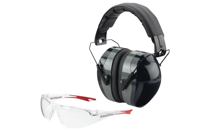 Champion Traps & Targets Eyes & ear combo gray/clear
