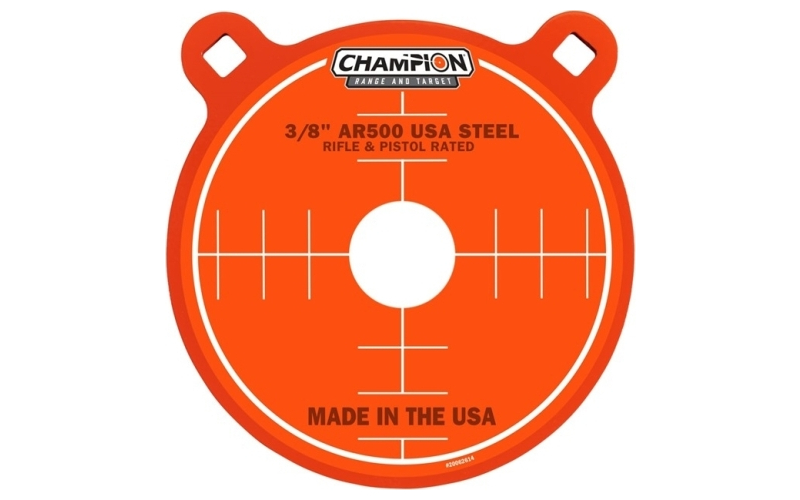 Champion Traps & Targets 8'' round gong 3/8'' ar500 target