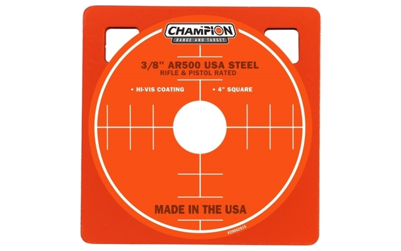 Champion Traps & Targets 4'' square 3/8'' ar500 target