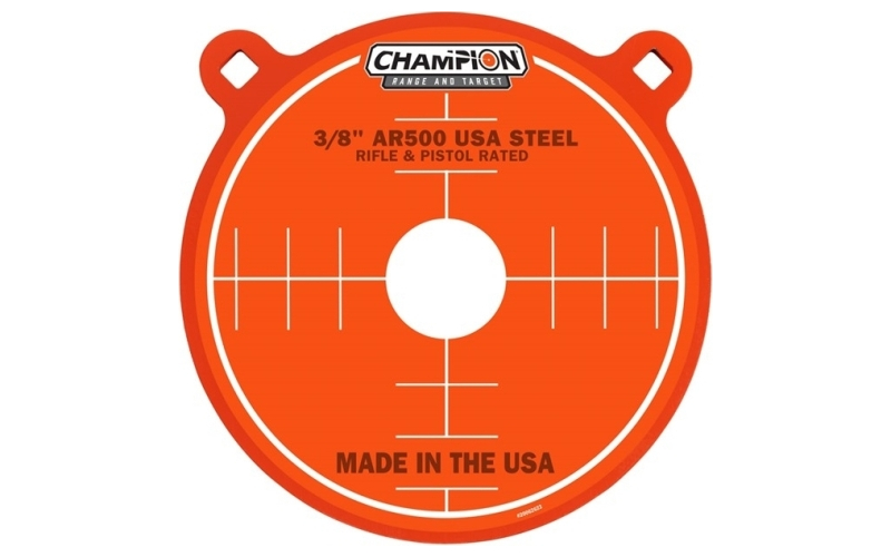 Champion Traps & Targets 10'' round gong 3/8'' ar500 target
