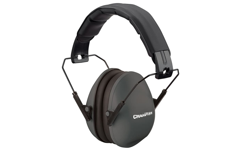 CHAMPION SHOOTING EAR MUFF SLIM BLK