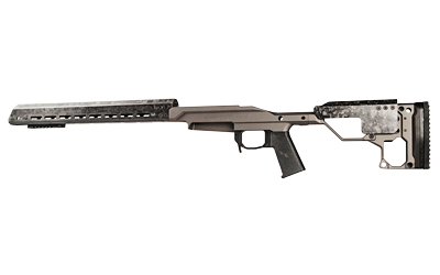 Christensen Arms Modern Precision Rifle Chassis, Tungsten Anodize, Fits Remington 700 Long Action, 17" M-Lok Forend 810-00001-24