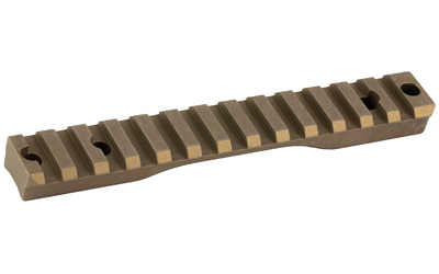 Christensen Arms 1 Piece Base, Burnt Bronze, Cerakote, 0MOA, Compatible with Remington 700 Short Action 810-00012-04