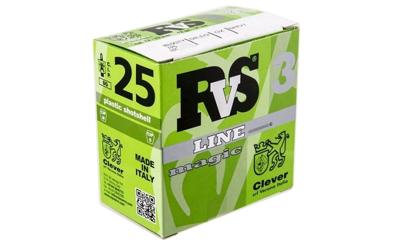 Clever Mirage rvs magic 12ga 1oz. 2 3/4dr. 8, 1200fps, 16mm brass