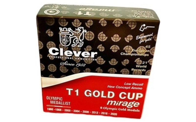 Clever 12 gauge 2-3/4'' 1-1/8 oz #8 shot 250/case