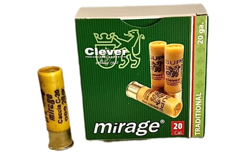 Clever T3 heavy field 20ga 1 oz max dram #6