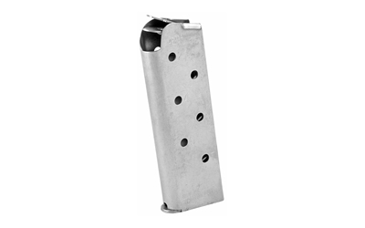 CMC Products Match Grade Magazine, 45ACP, 7 Rounds, Fits Officer Size 1911, Stainless M-MG-45CP7