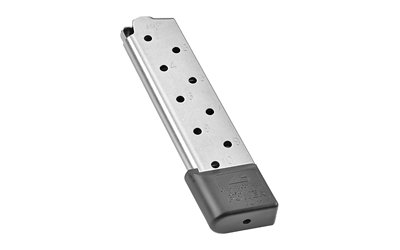CMC Products Magazine, Power Mag Plus, 45ACP, 10 Rounds, Fits 1911, Stainless M-PMP-45FS10