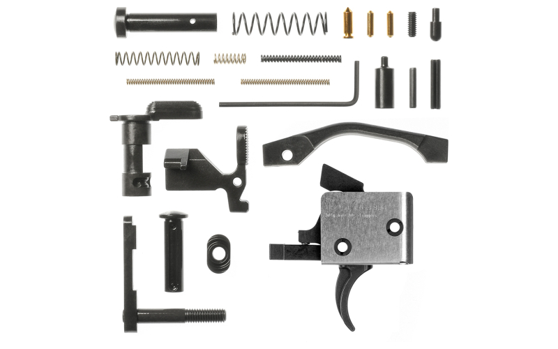 CMC Triggers AR-15 Lower Receiver Parts Kit with 3.5lb Curved Trigger, Black 81501