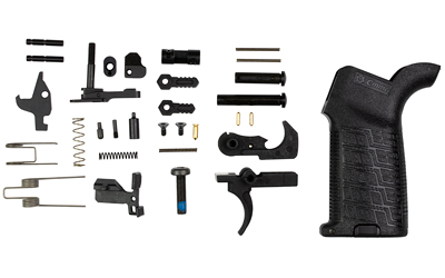 CMMG Zeroed Lower Parts Kit, MK3, Lower Receiver Parts Kit with Ambi Safety Selector, Fits AR10, Black 38CA62B