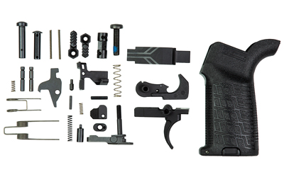 CMMG Zeroed Lower Parts Kit, Lower Receiver Parts Kit with Ambi Safety Selector, Fits AR15, Black 55CA642