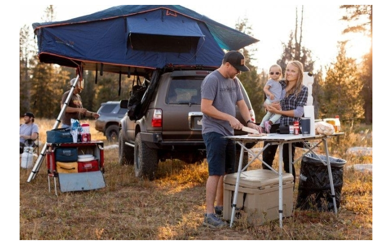 Camp chef mountain series mesa adjustable camp table